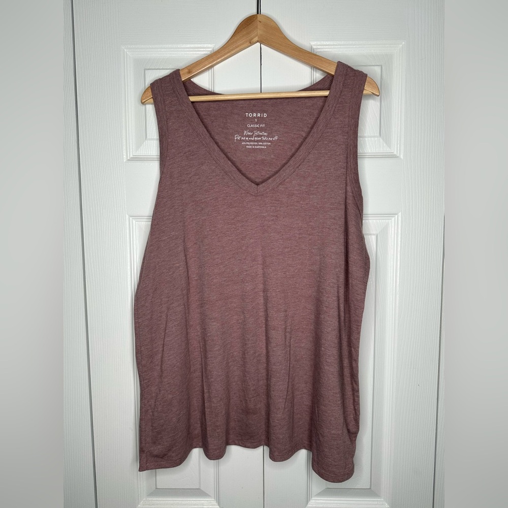 Torrid Women's Dusty Purple Tank Top - Size 1